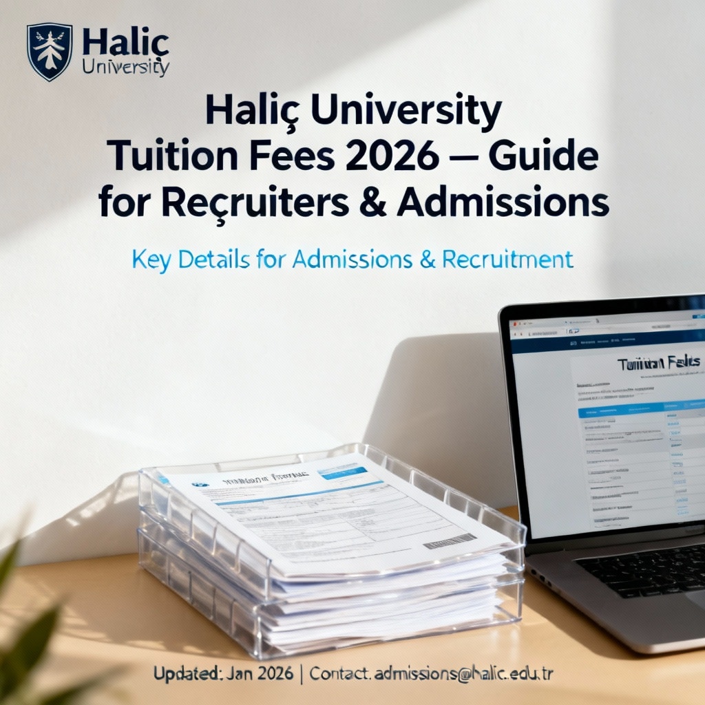 Haliç University Tuition Fees 2026 — Guide for Recruiters & Admissions