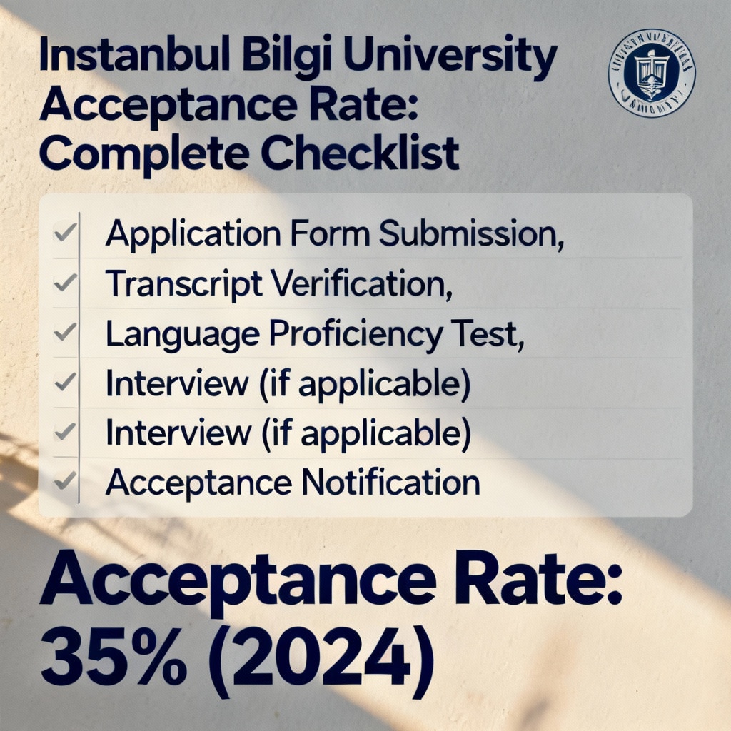 Istanbul Bilgi University Acceptance Rate: Complete Checklist