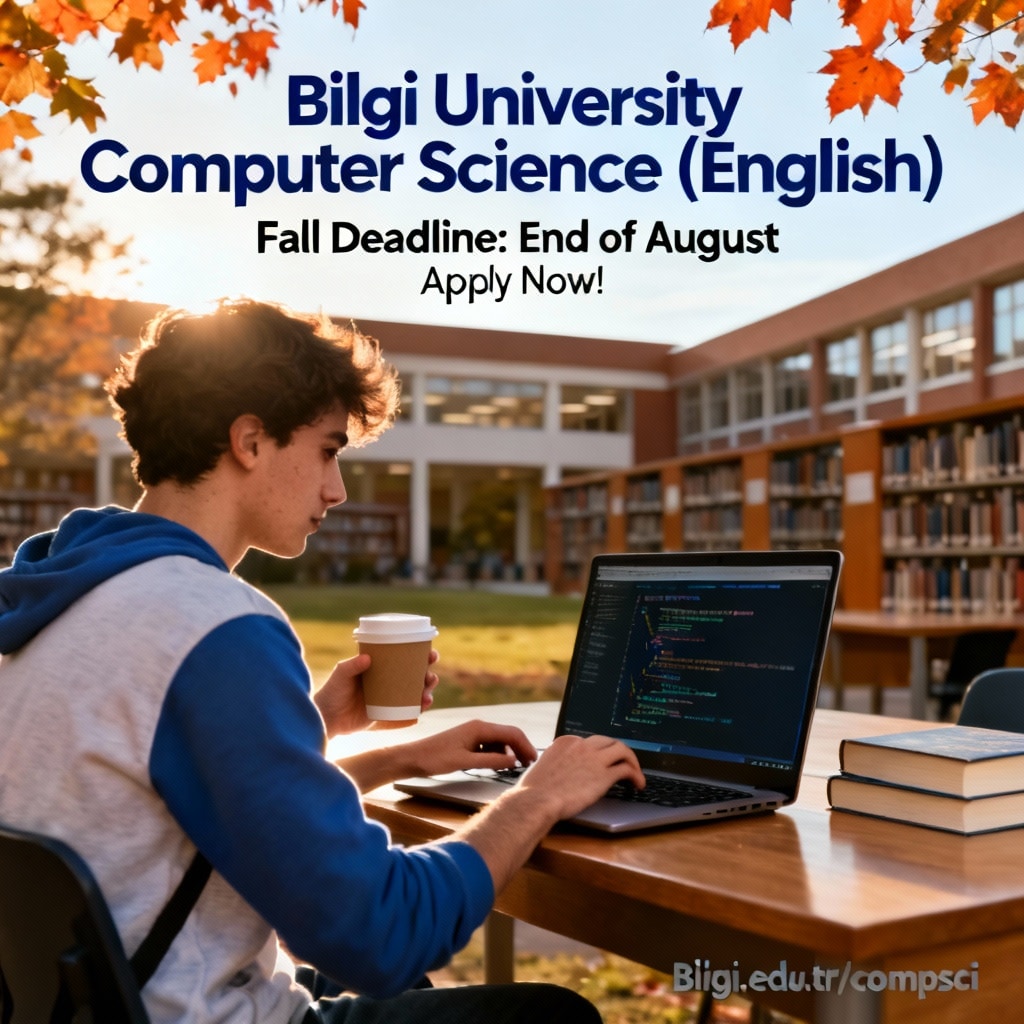 Bilgi University Computer Science (English): Fall Deadline End of August