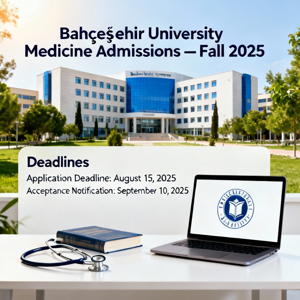Bahçeşehir University Medicine Admissions — Fall 2025 Deadlines