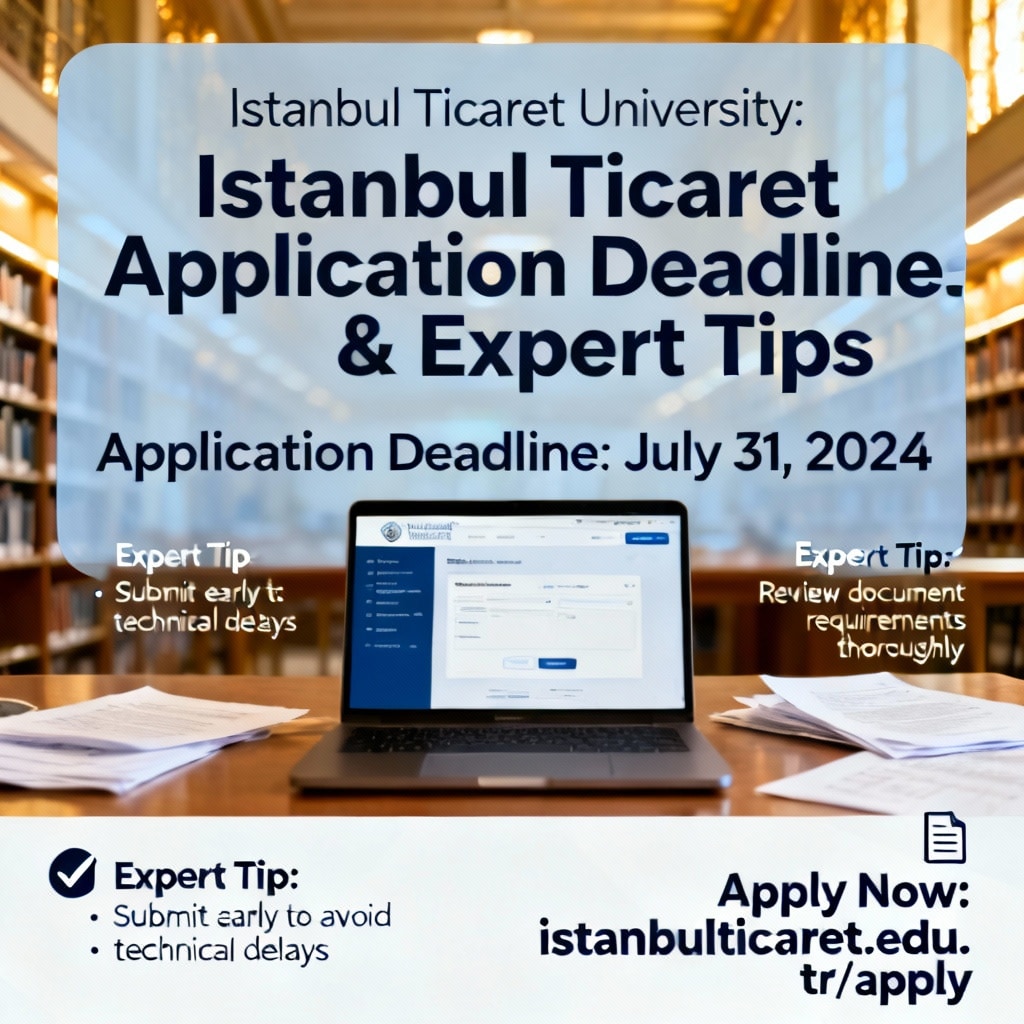 Istanbul Ticaret University: Application Deadlines & Expert Tips