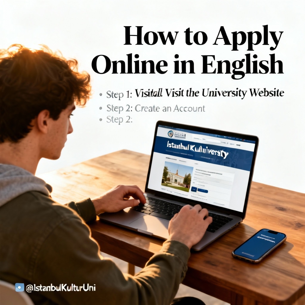 How to Apply Online in English — Istanbul Kultur University