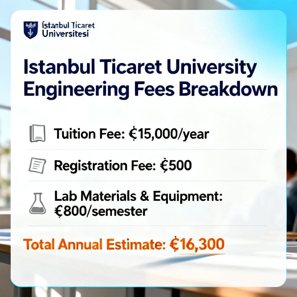 Istanbul Ticaret University Engineering Fees Breakdown