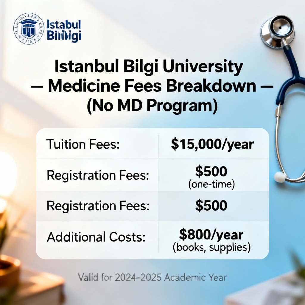 Istanbul Bilgi University — Medicine Fees Breakdown (No MD Program)