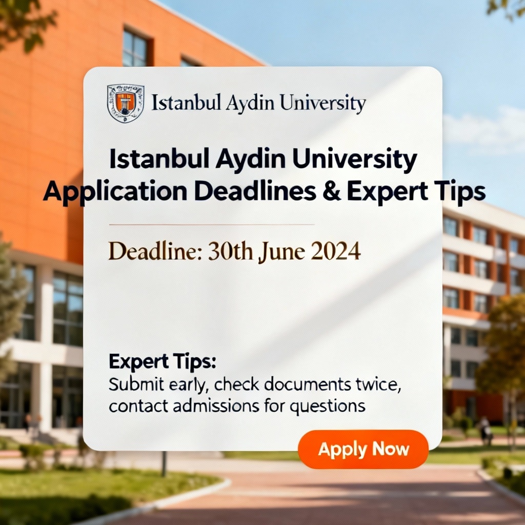 Istanbul Aydın University: Application Deadlines & Expert Tips
