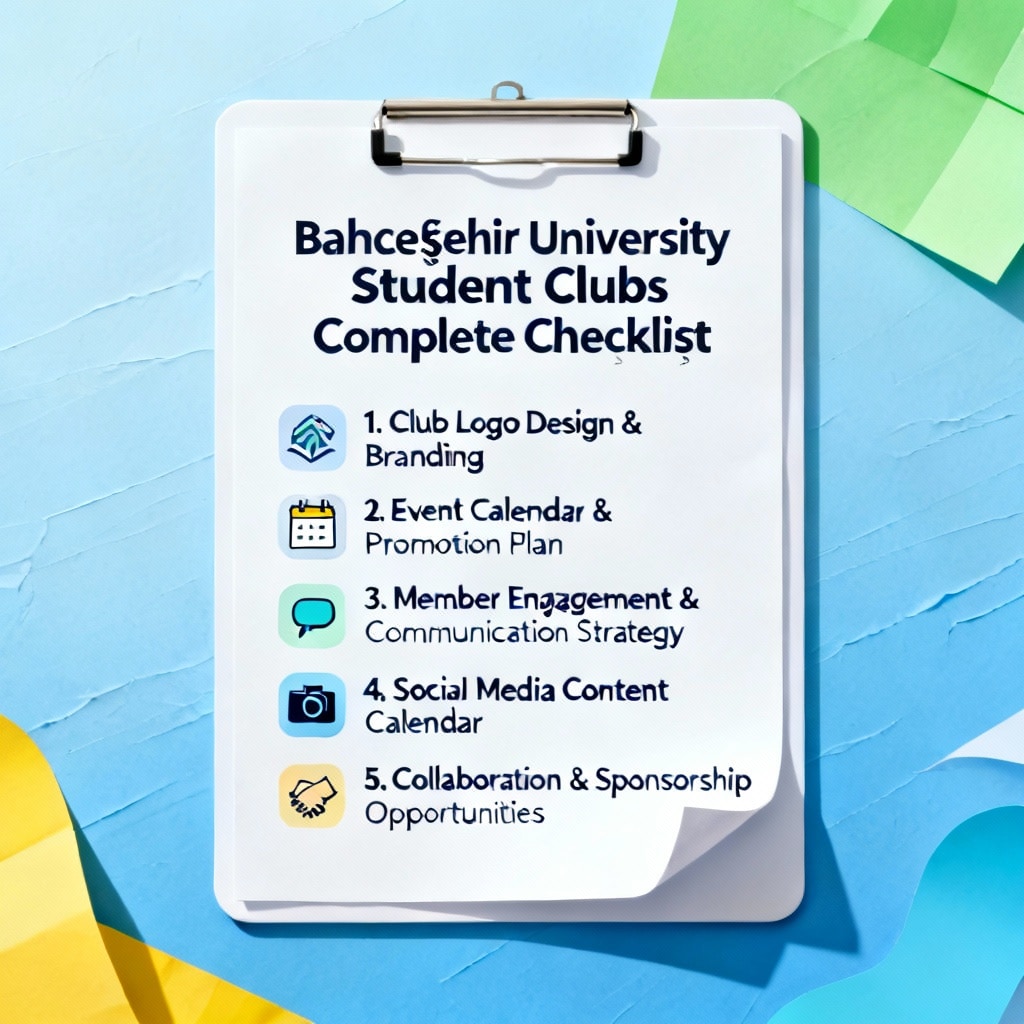 Bahçeşehir Üniversitesi Öğrenci Kulüpleri: Tam Kontrol Listesi