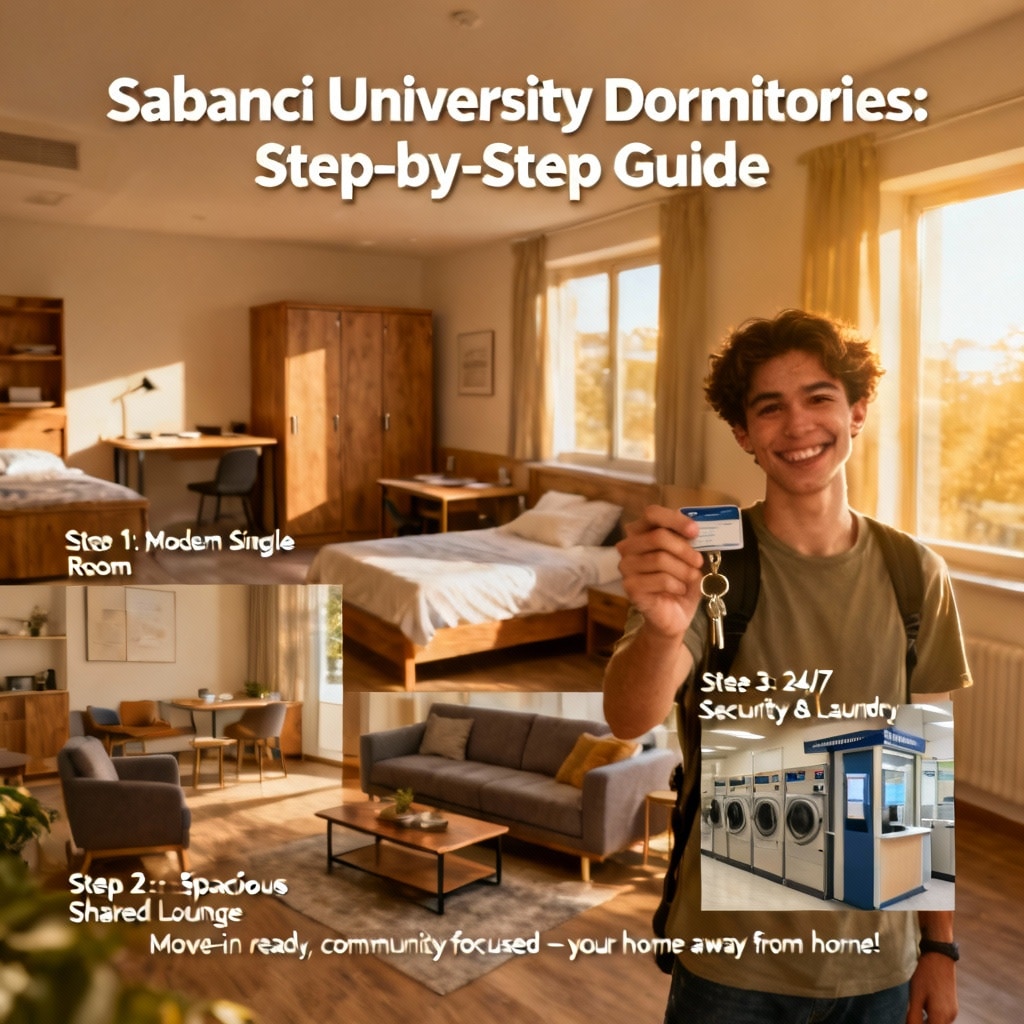Sabancı University Dormitories: Step-by-Step Guide