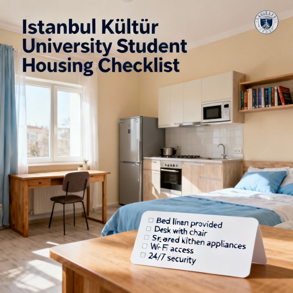 Istanbul Kültür University Student Housing Checklist