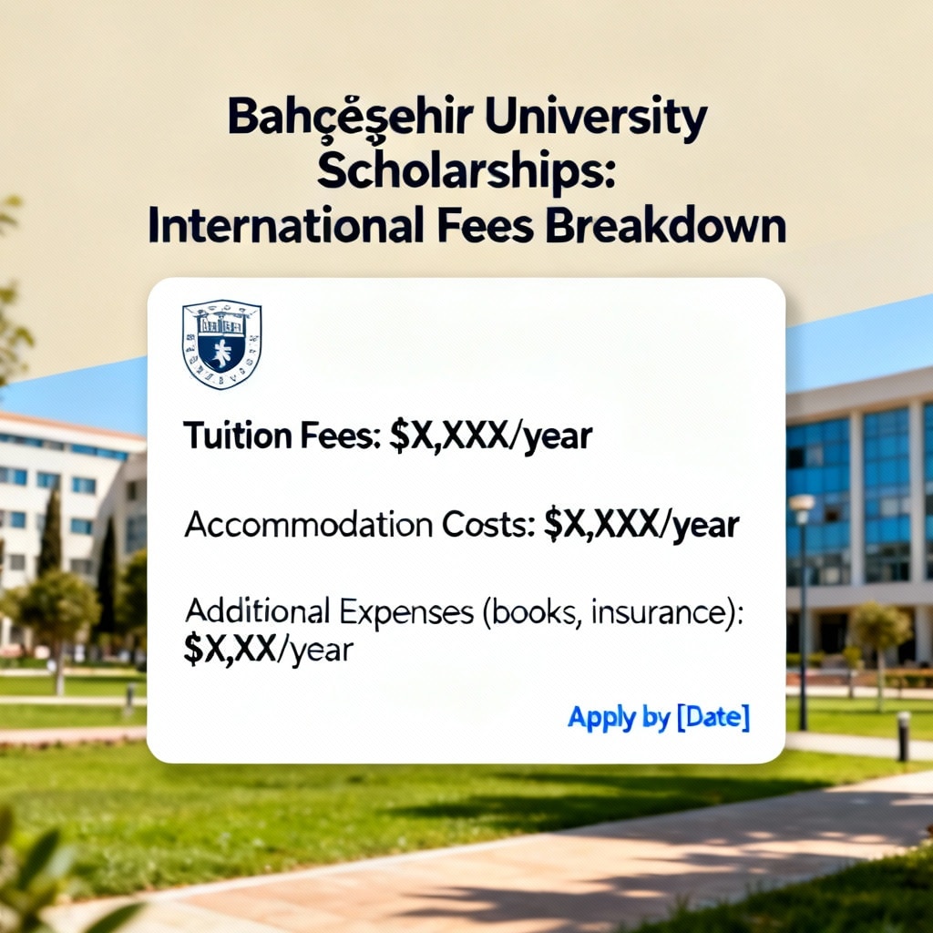 Bahçeşehir University Scholarships: International Fees Breakdown