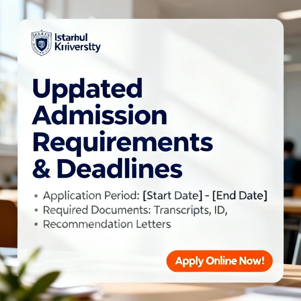 Istanbul Kültür University — Updated Admission Requirements & Deadlines