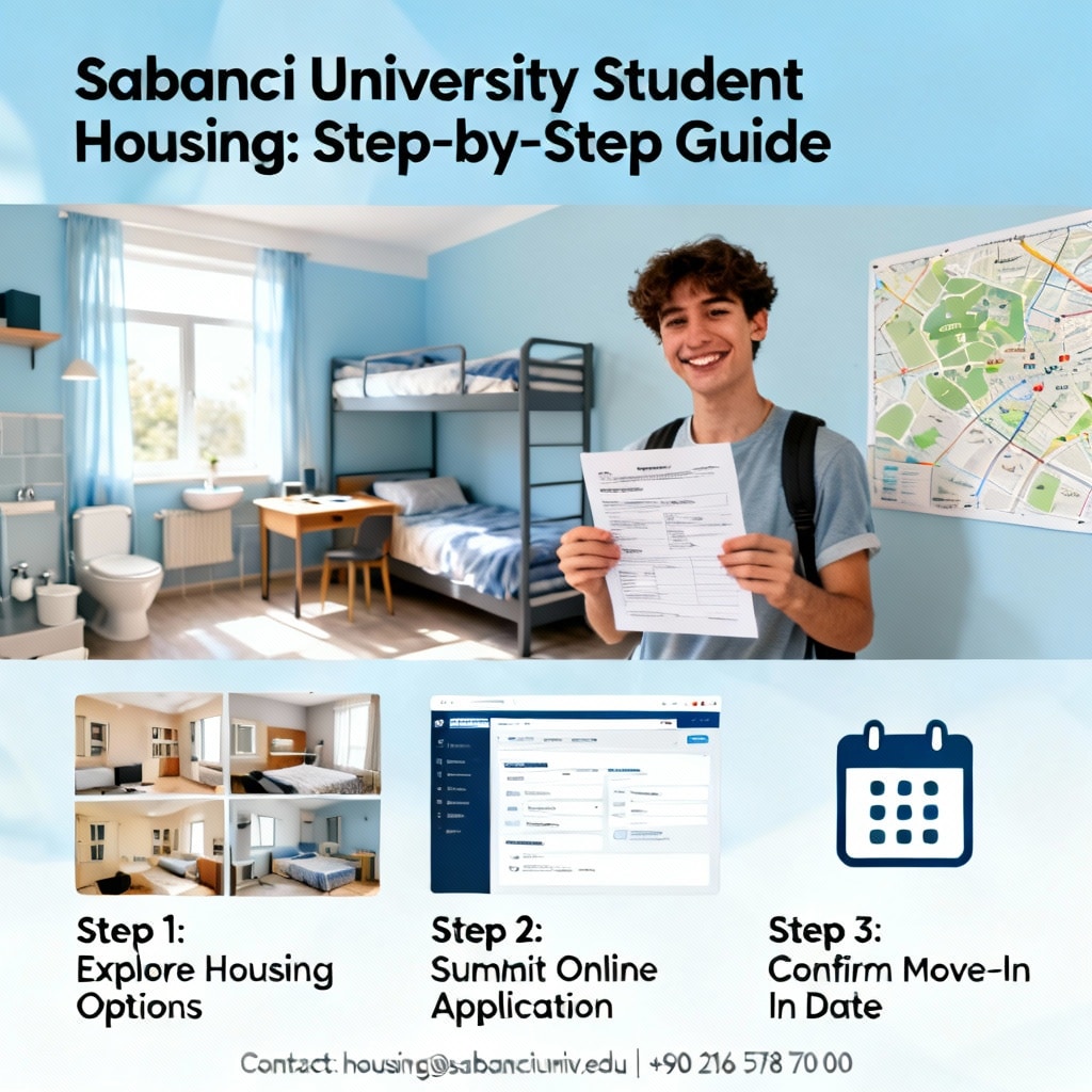 Sabancı Üniversitesi Öğrenci Konutları Adım Adım Rehberi