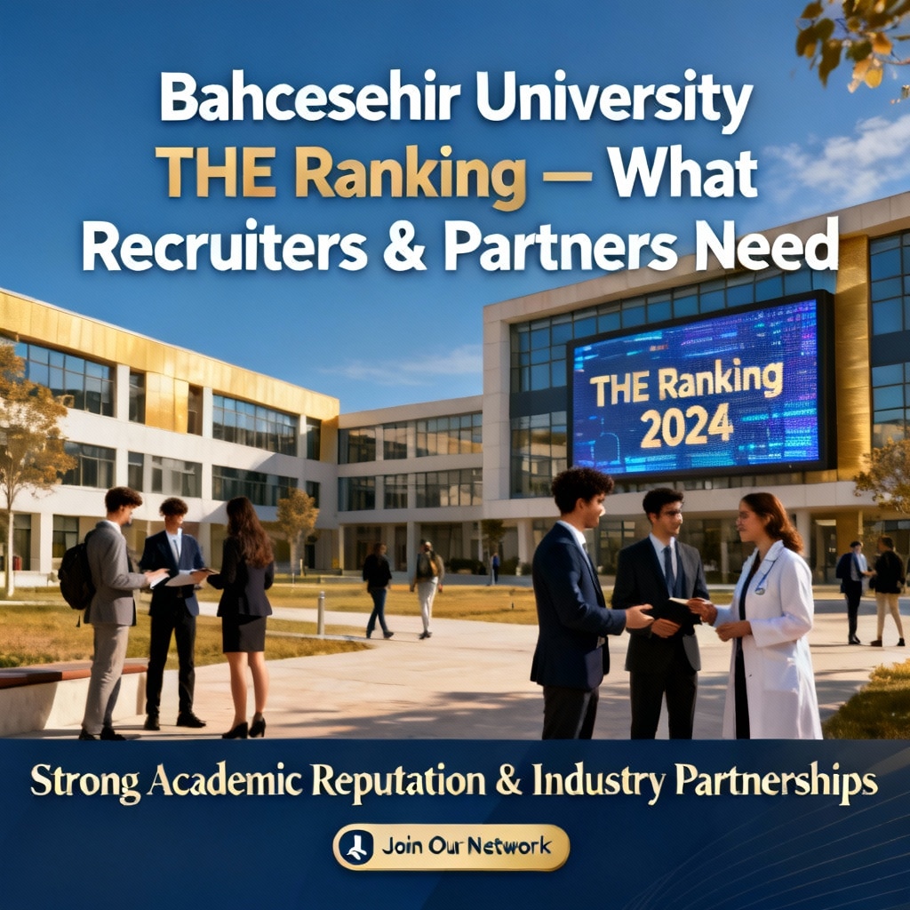 Bahcesehir University THE Ranking — What Recruiters & Partners Need
