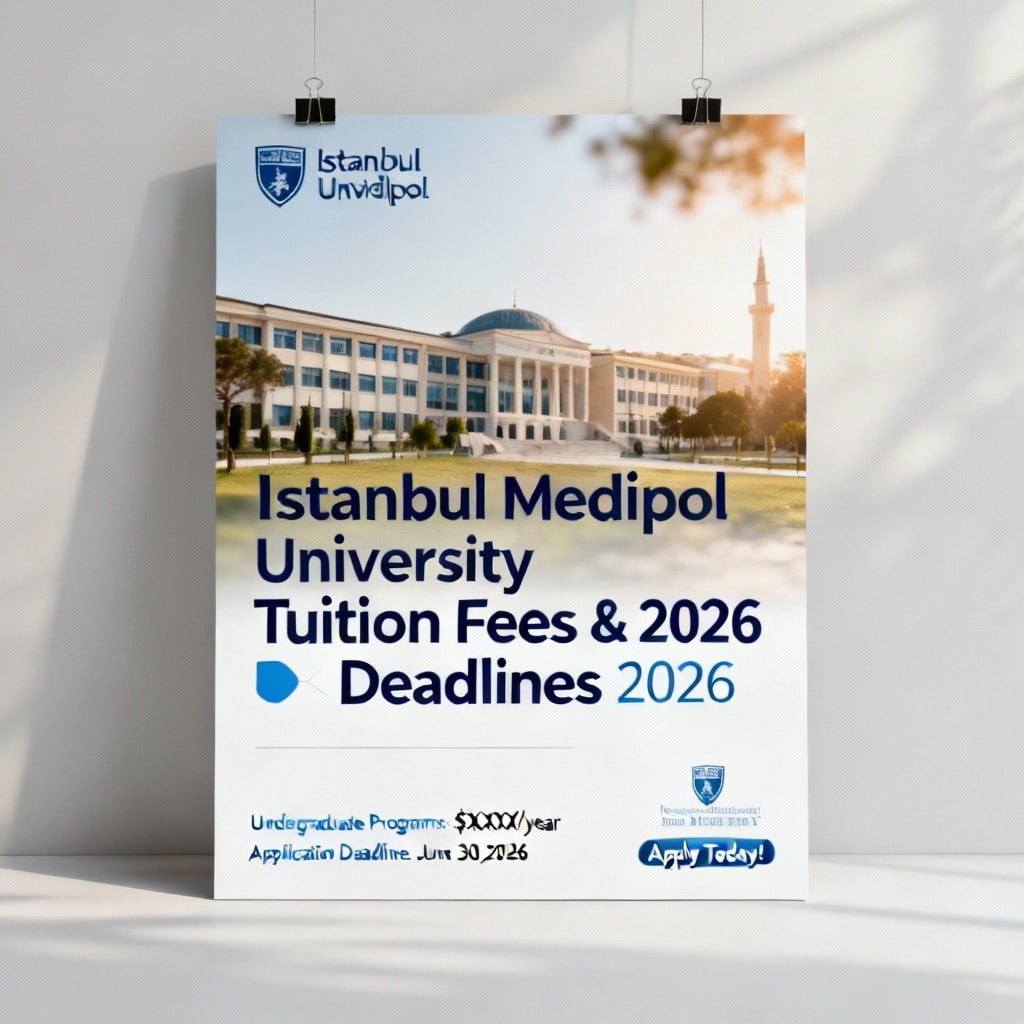 Istanbul Medipol University Tuition Fees & 2026 Deadlines