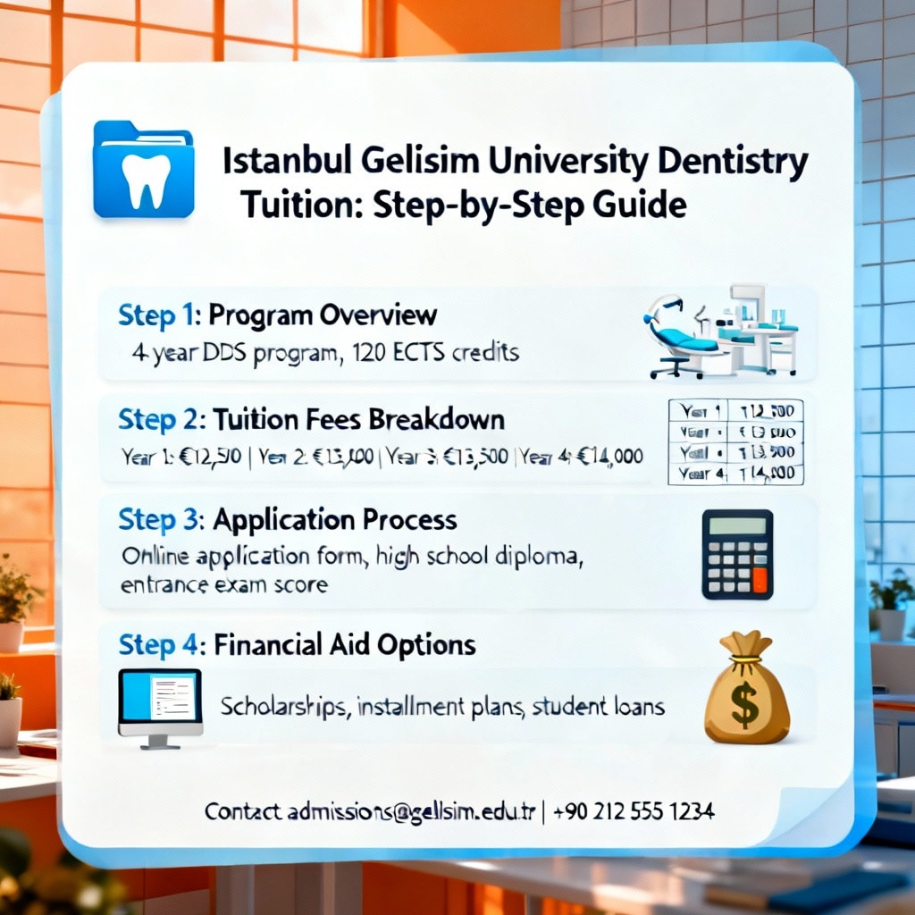Istanbul Gelisim University Dentistry Tuition: Step-by-Step Guide