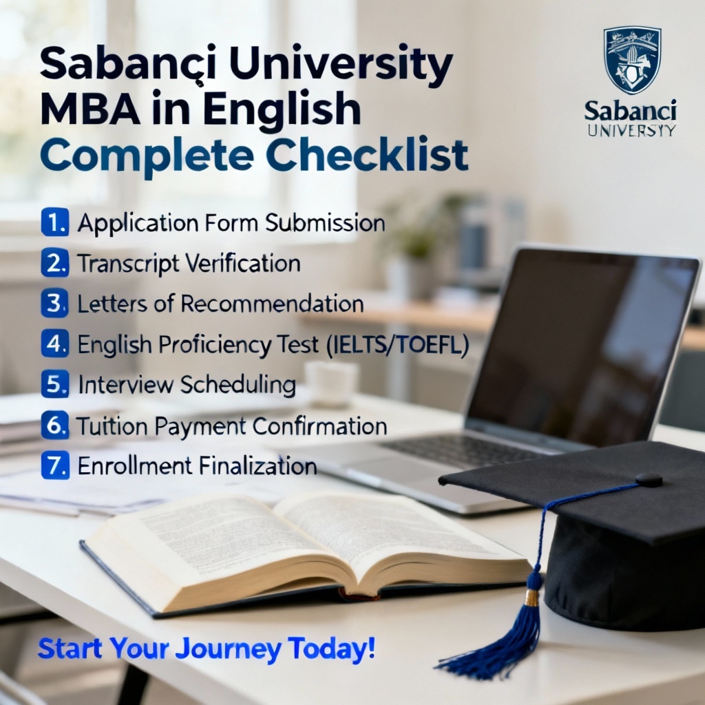 Sabancı University MBA in English — Complete Checklist