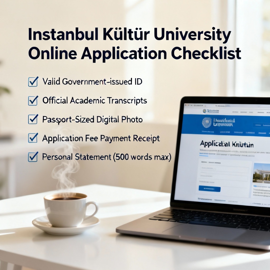 Istanbul Kültür University Online Application Checklist