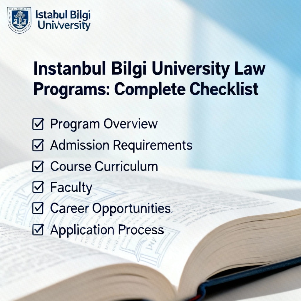 Istanbul Bilgi University Law Programs: Complete Checklist
