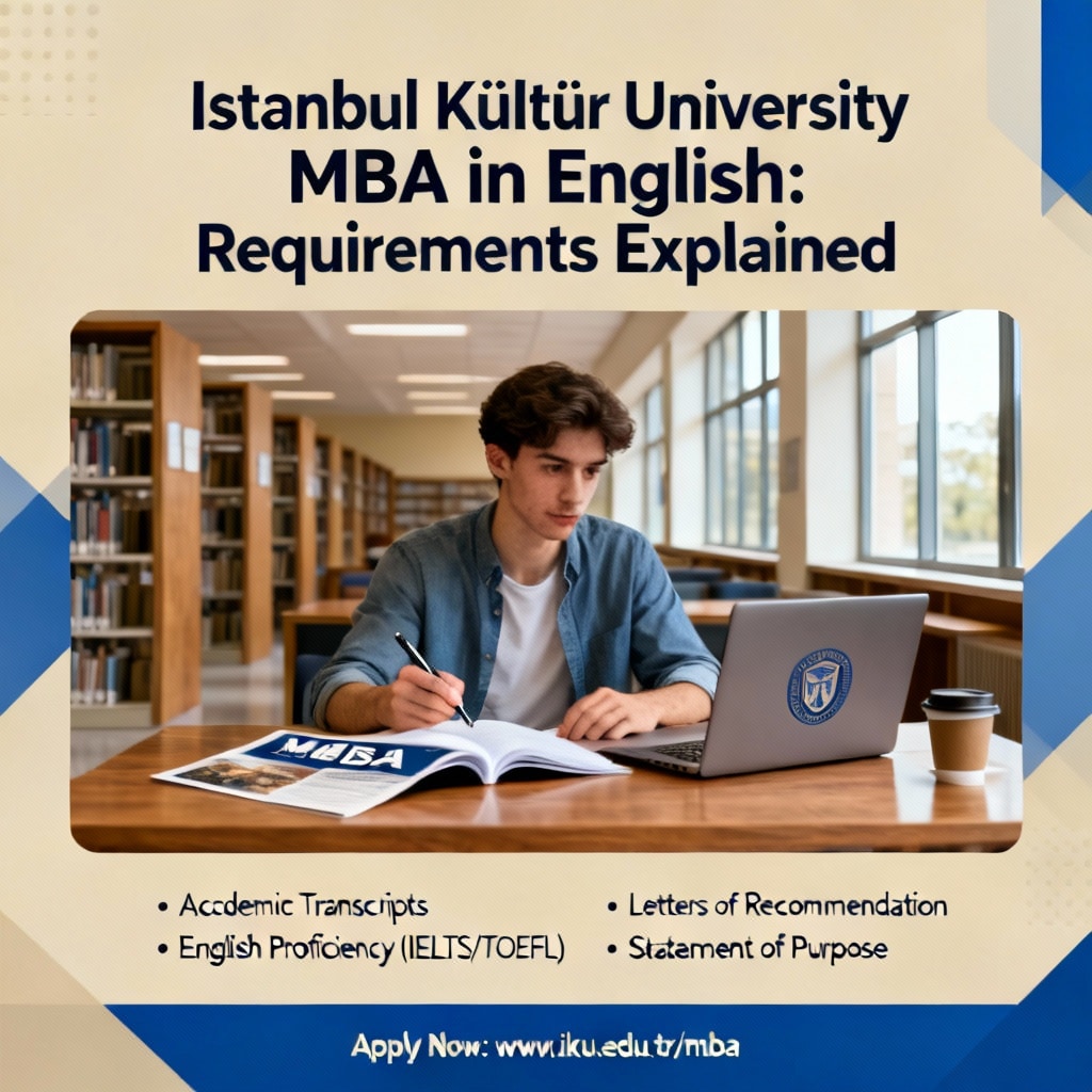 Istanbul Kültür University MBA in English: Requirements Explained