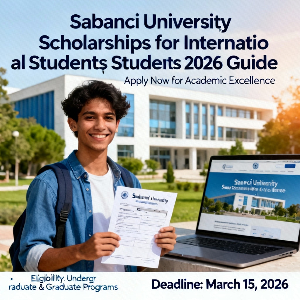 Sabancı University Scholarships for International Students 2026 Guide