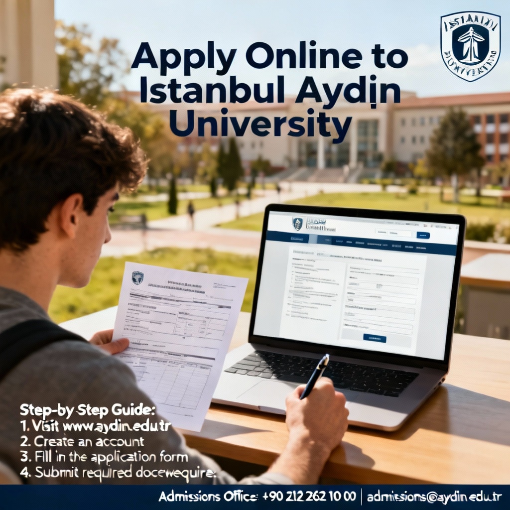 How to Apply Online in English to Istanbul Aydın University