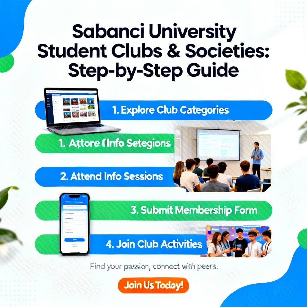 Sabancı University Student Clubs & Societies: Step-by-Step