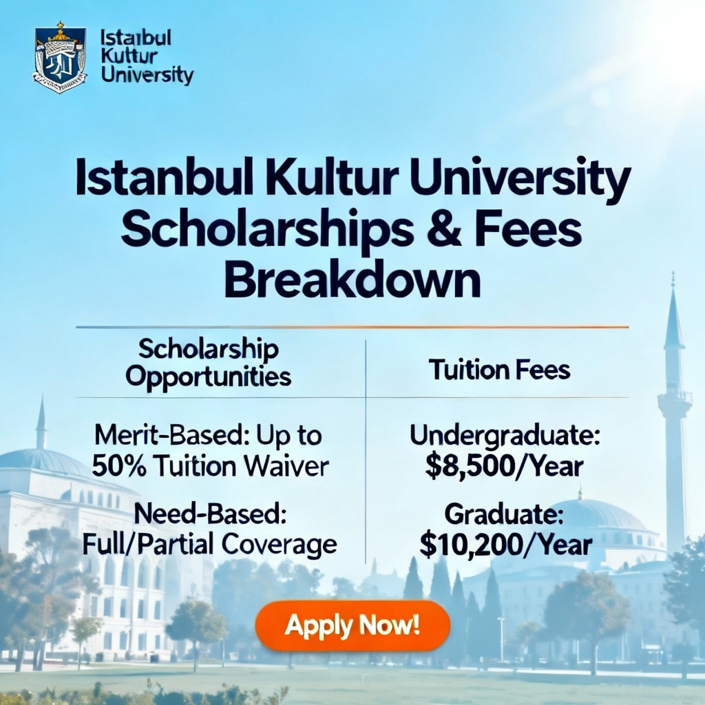 Istanbul Kultur University Scholarships & Fees Breakdown