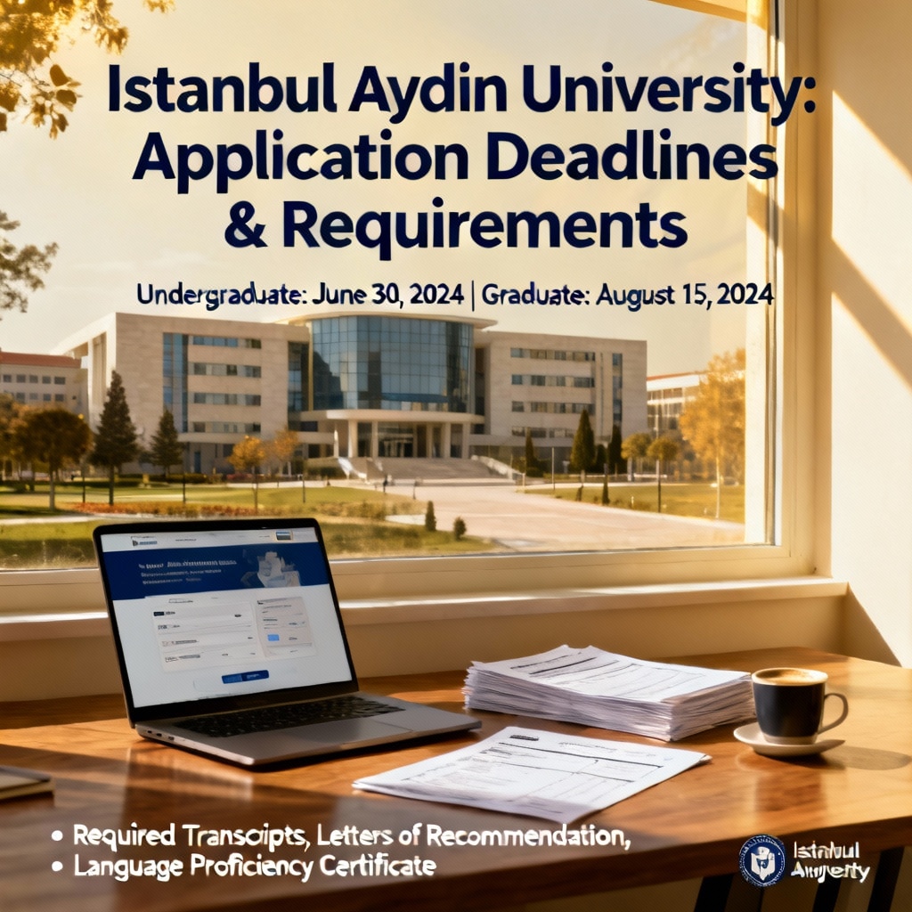 Istanbul Aydın University: Application Deadlines & Requirements