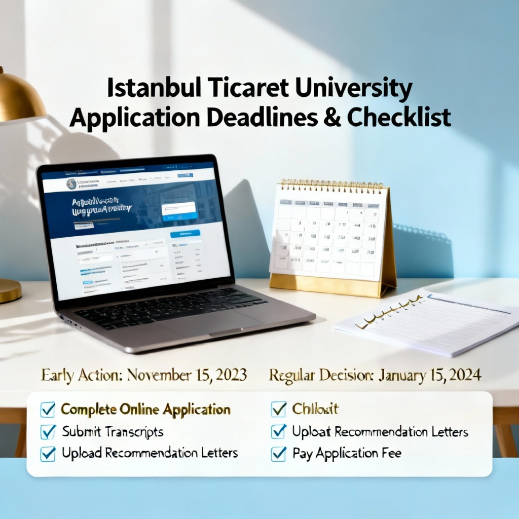 Istanbul Ticaret University Application Deadlines & Checklist