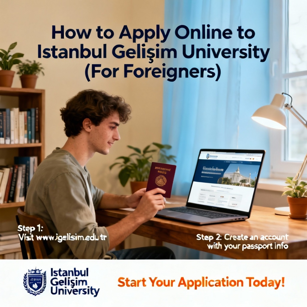 Istanbul Gelişim Uniwersitetine Online Nädip Arza Etmeli (Şahsyýetler Üçin)