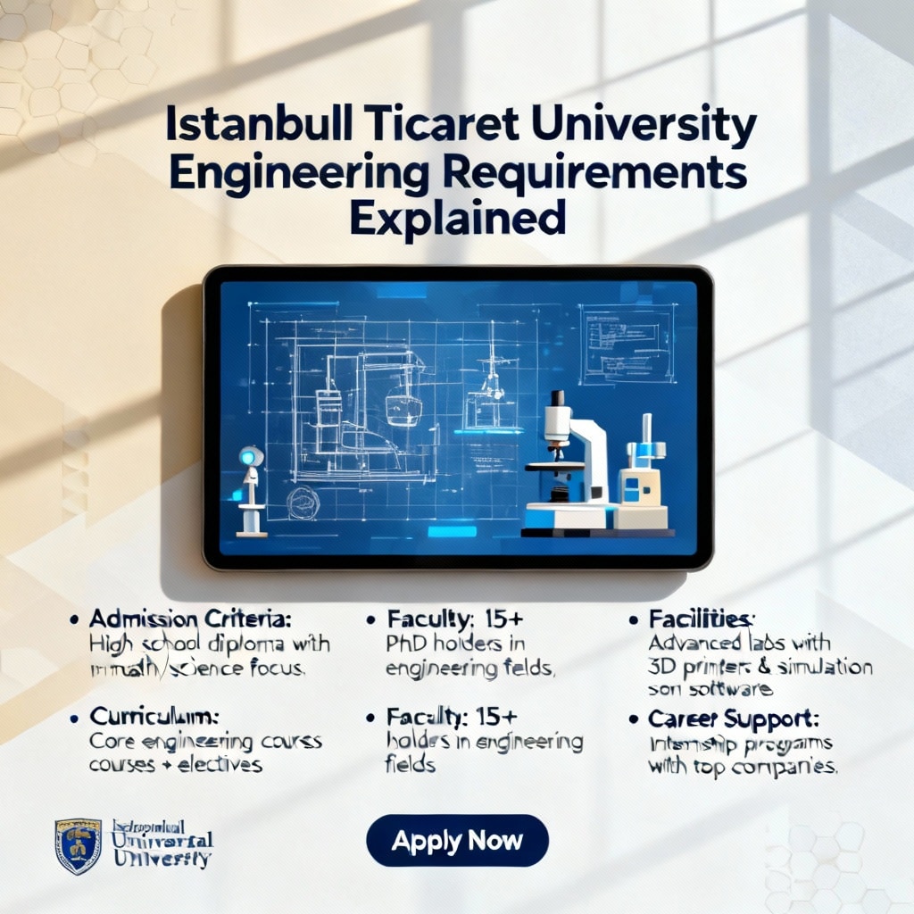 Istanbul Ticaret University Engineering Requirements Explained
