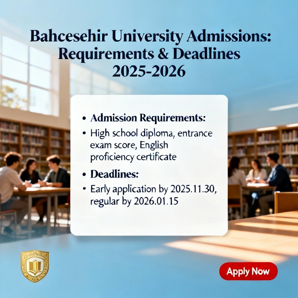 Bahcesehir University Admissions: Requirements & Deadlines 2025-2026