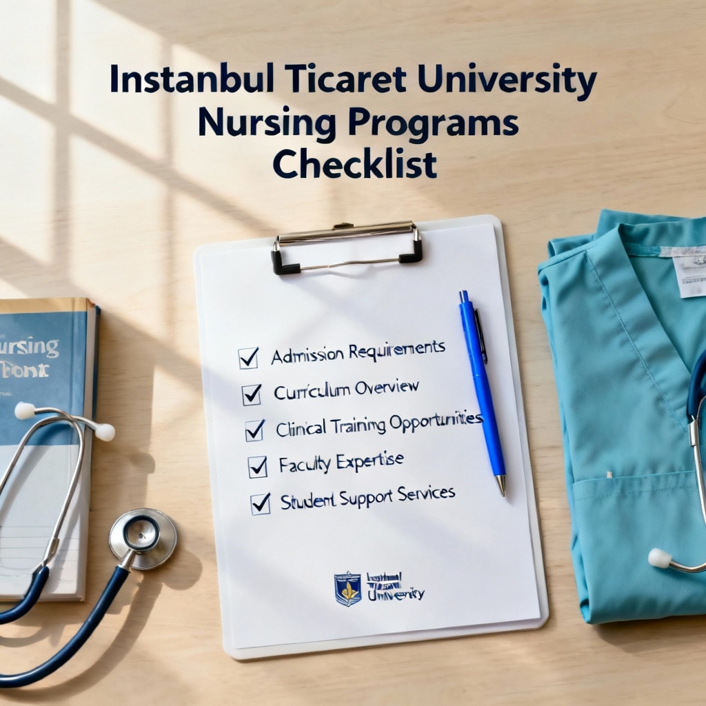 Istanbul Ticaret University: Nursing Programs Checklist