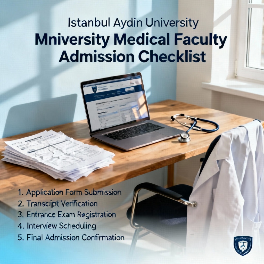 Istanbul Aydın University Medical Faculty Admission Checklist