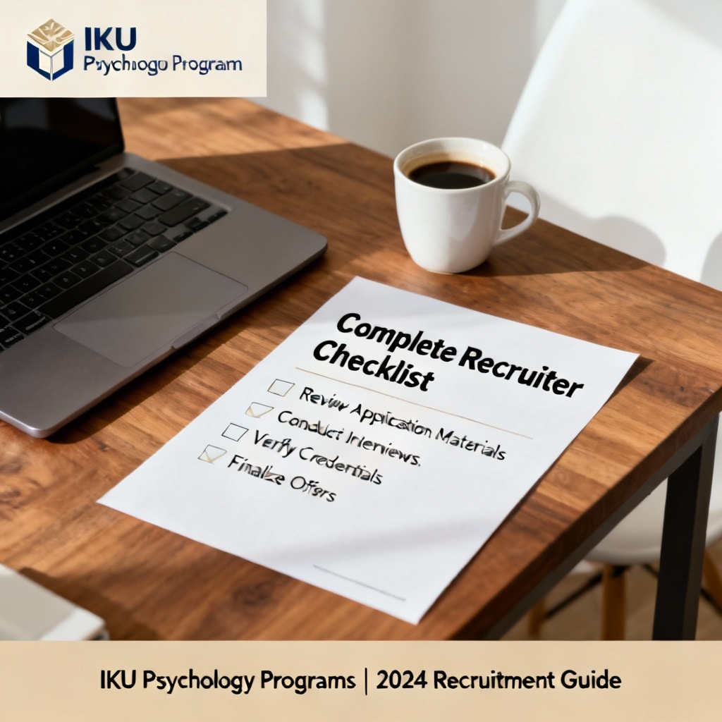 IKU Psychology Programs: Complete Recruiter Checklist