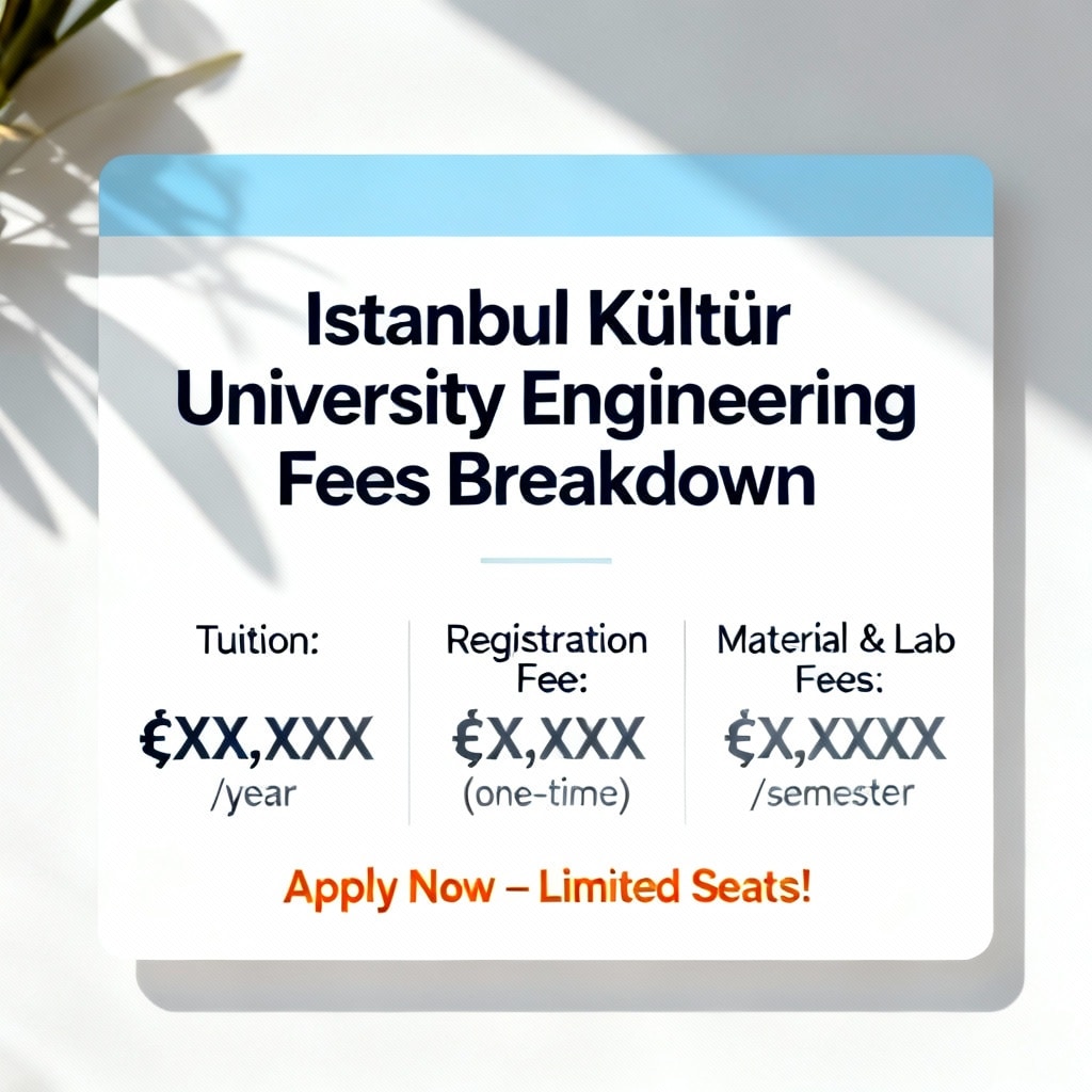 Istanbul Kültür University Engineering Fees Breakdown