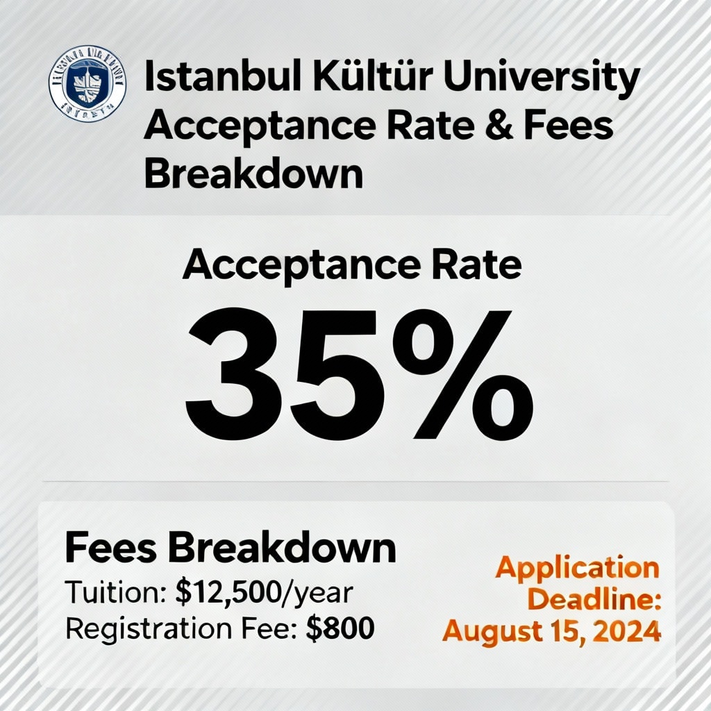 Istanbul Kültür University Acceptance Rate & Fees Breakdown