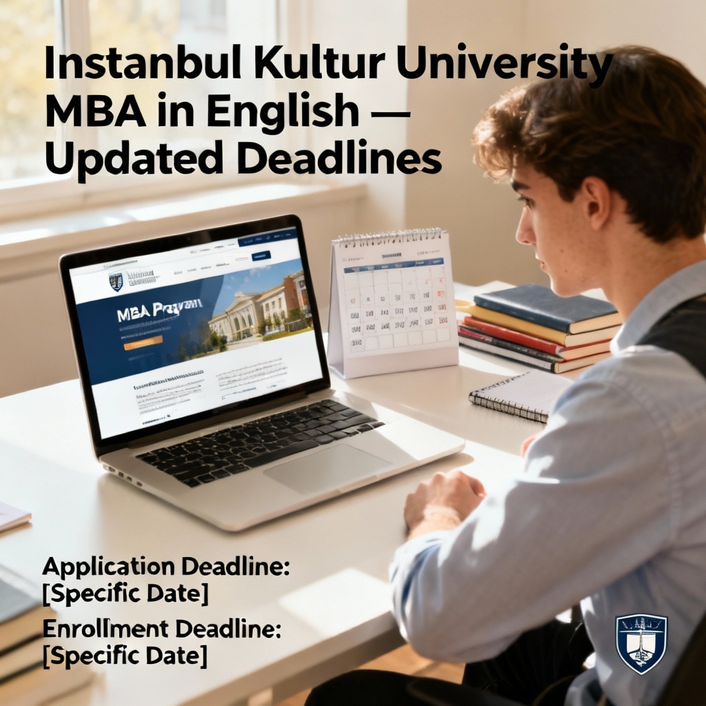 Istanbul Kultur University MBA in English — Updated Deadlines