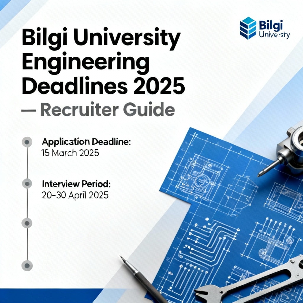Bilgi University Engineering Deadlines 2025 — Recruiter Guide