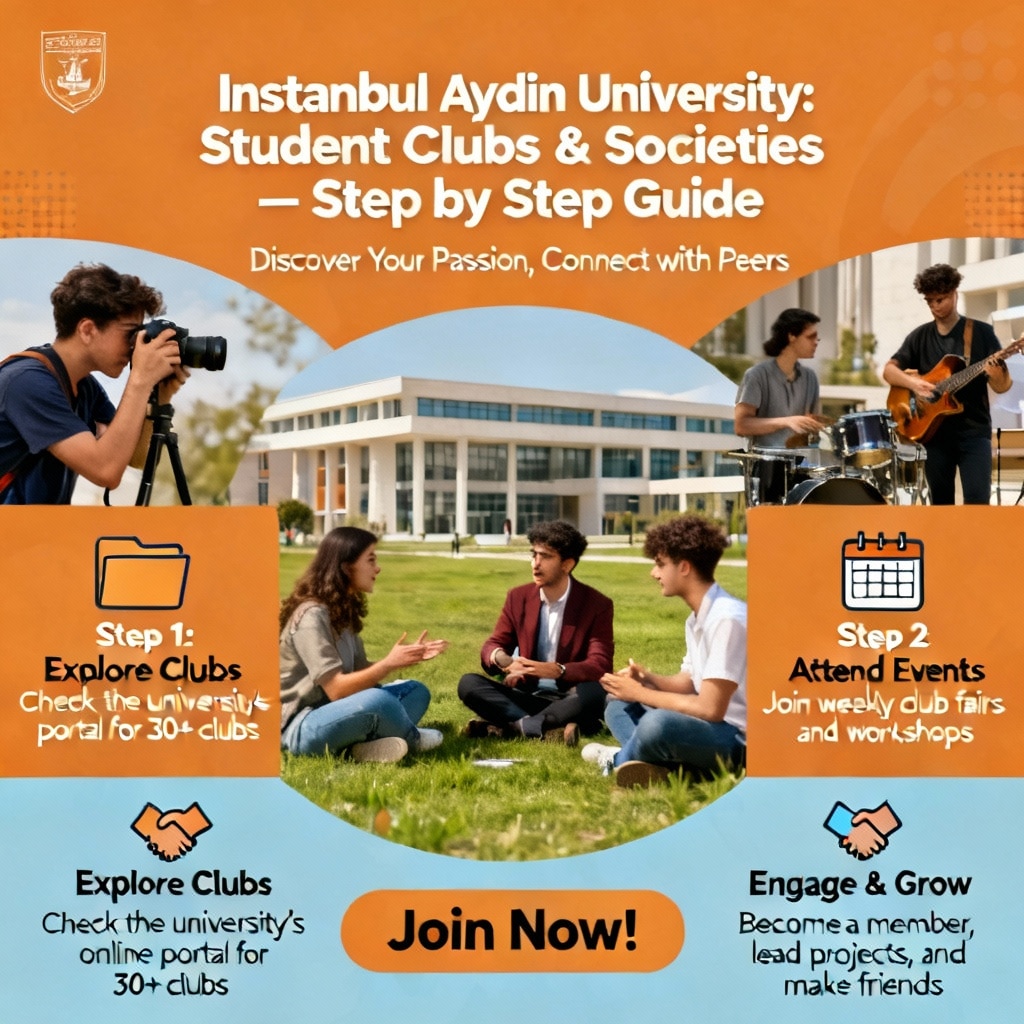Istanbul Aydin University: Student Clubs & Societies — Step by Step