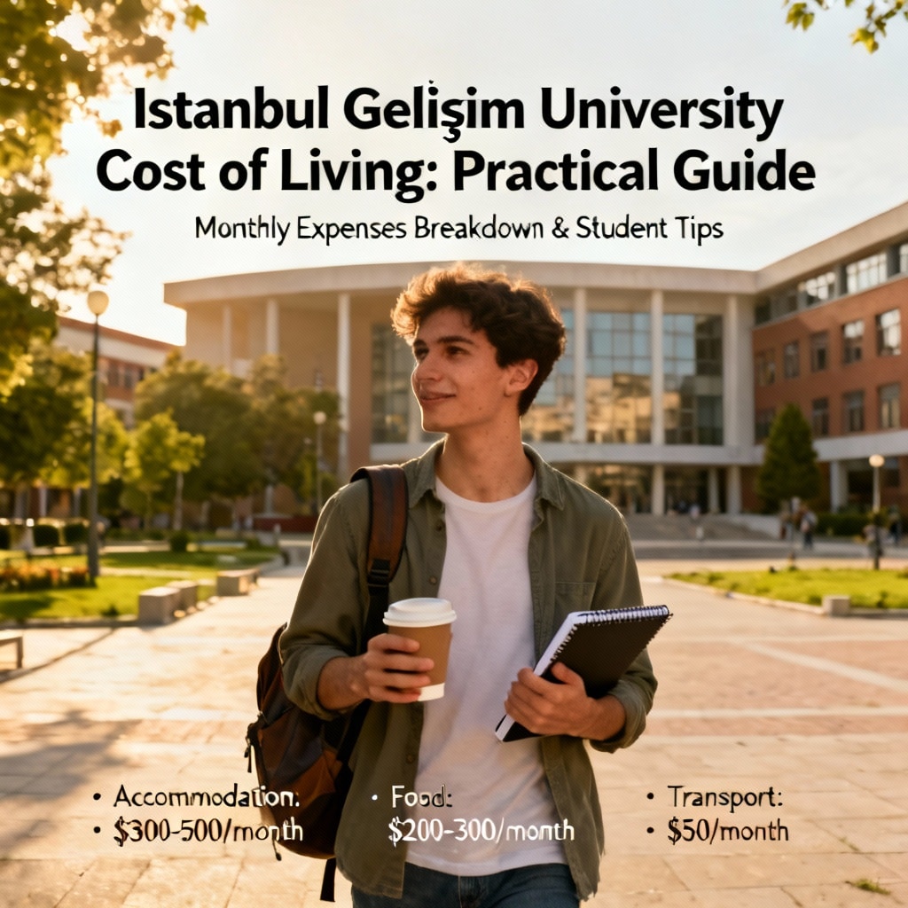 İstanbul Gelişim Üniversitesi Yaşam Maliyeti: Pratik Rehber