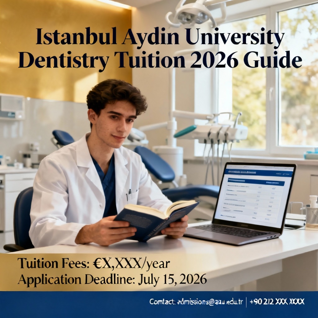 Istanbul Aydin University Dentistry Tuition 2026 Guide