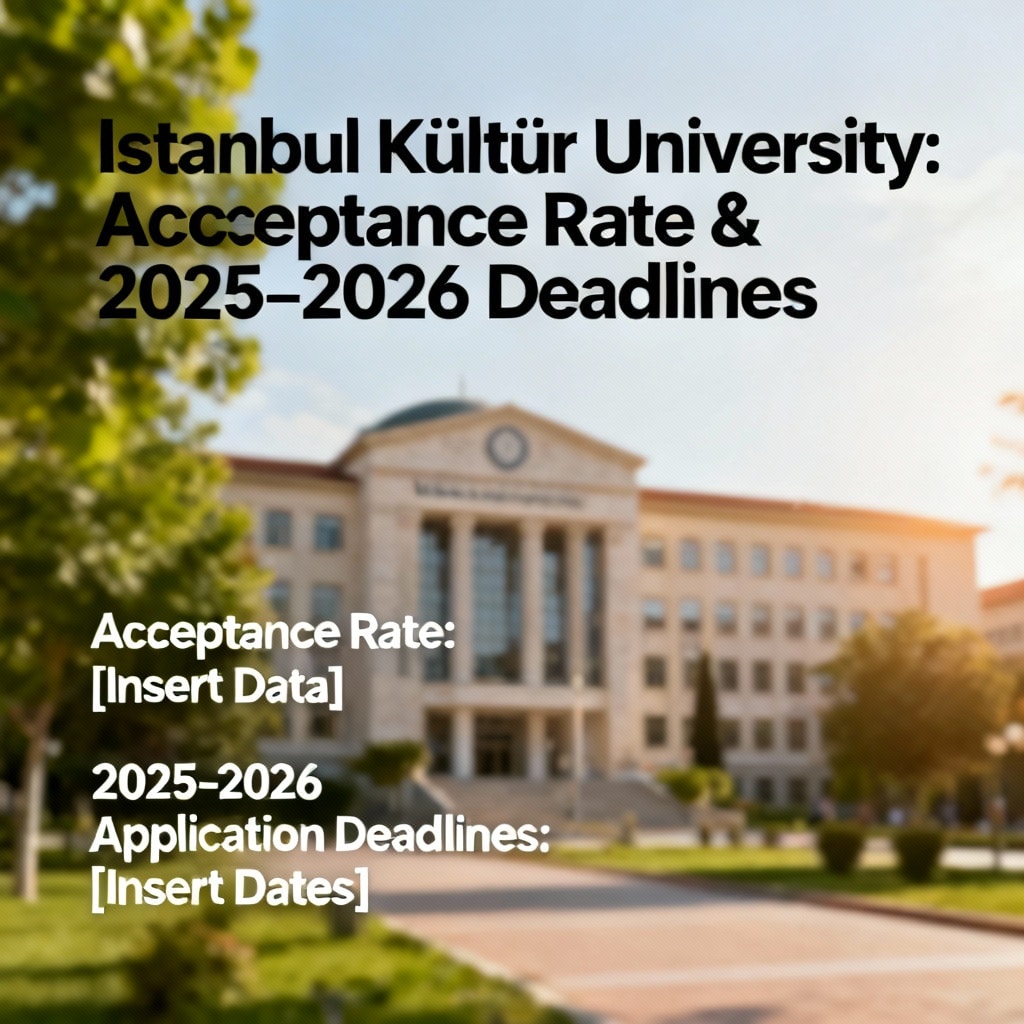 Istanbul Kültür University: Acceptance Rate & 2025–2026 Deadlines