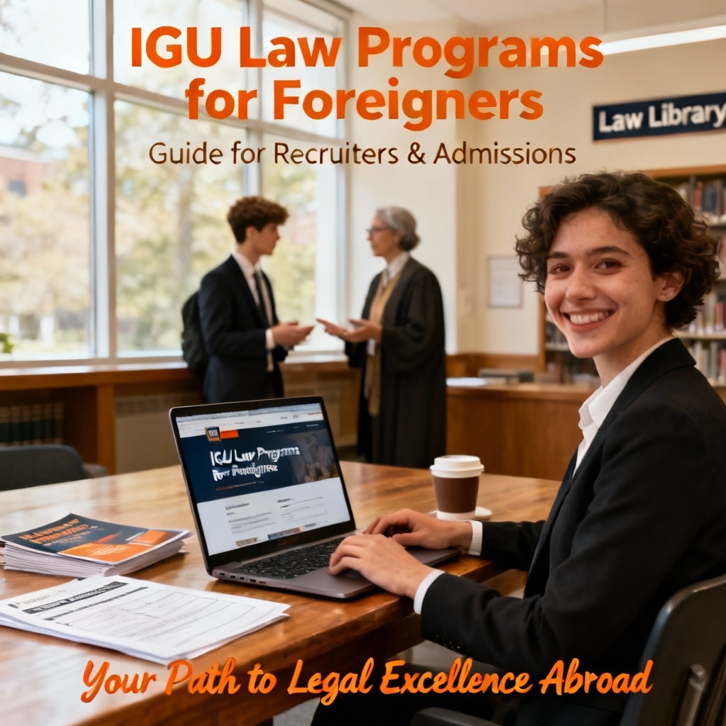 IGU Law Programs for Foreigners: Guide for Recruiters & Admissions