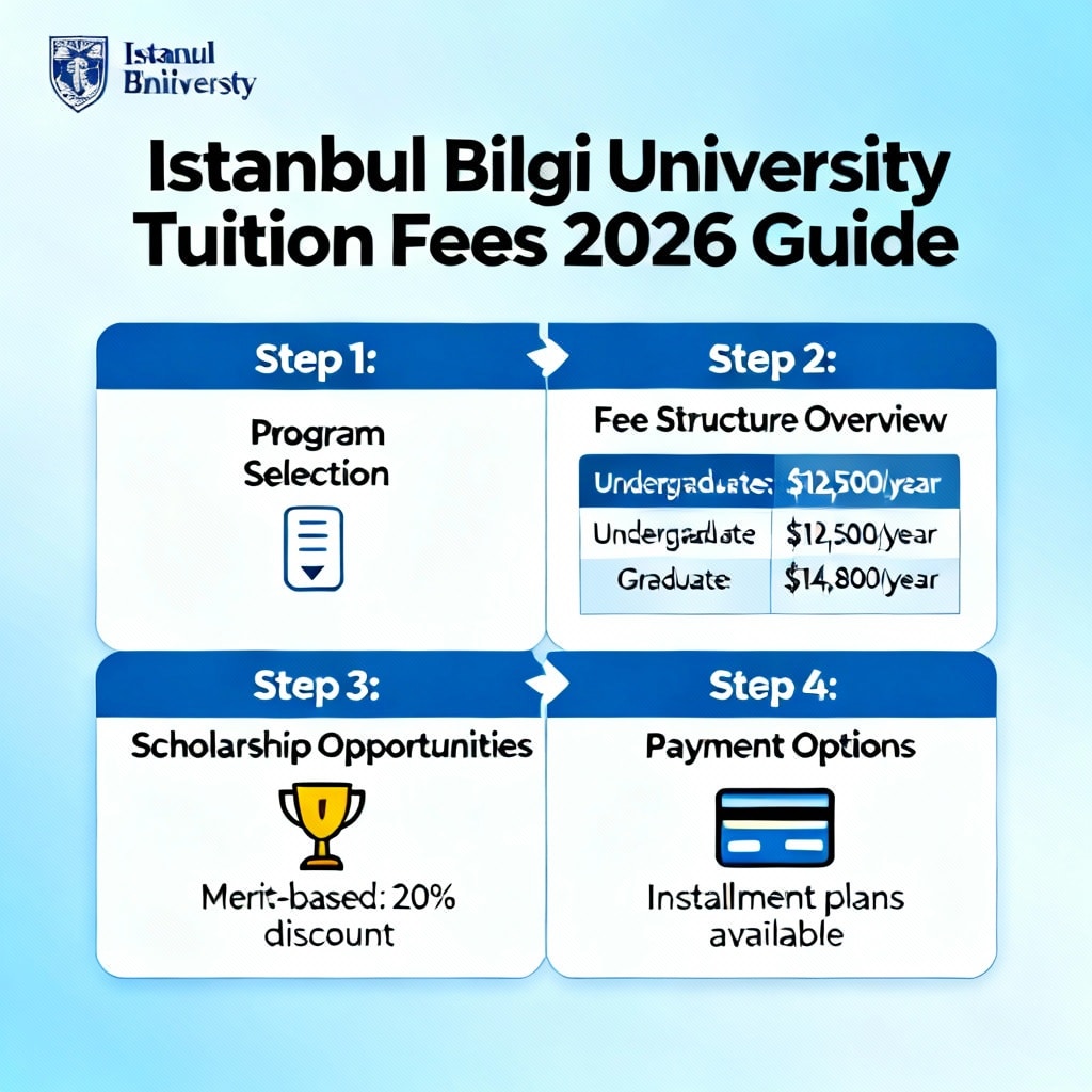 Istanbul Bilgi University Tuition Fees 2026 — Step by Step