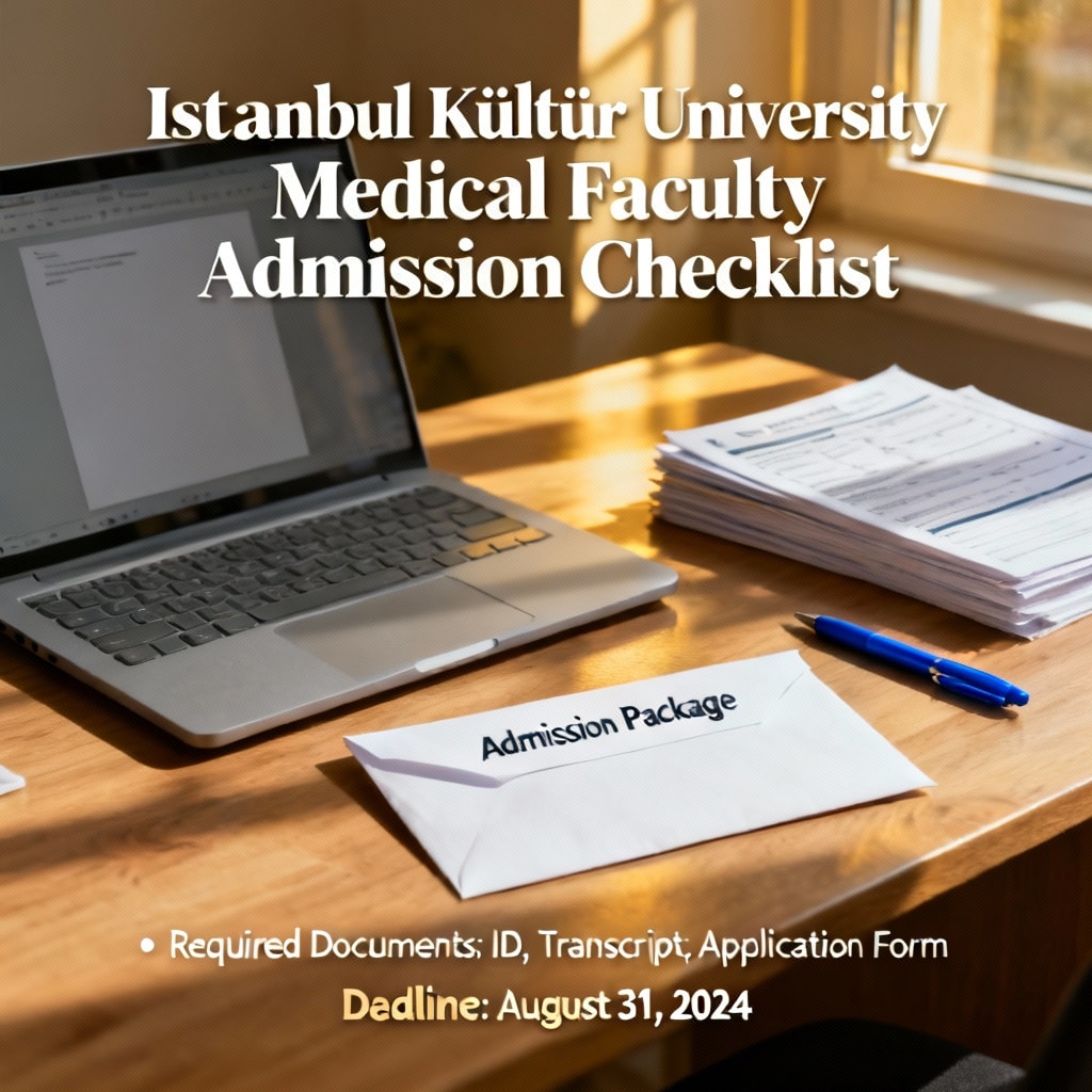 Istanbul Kültür University Medical Faculty Admission Checklist