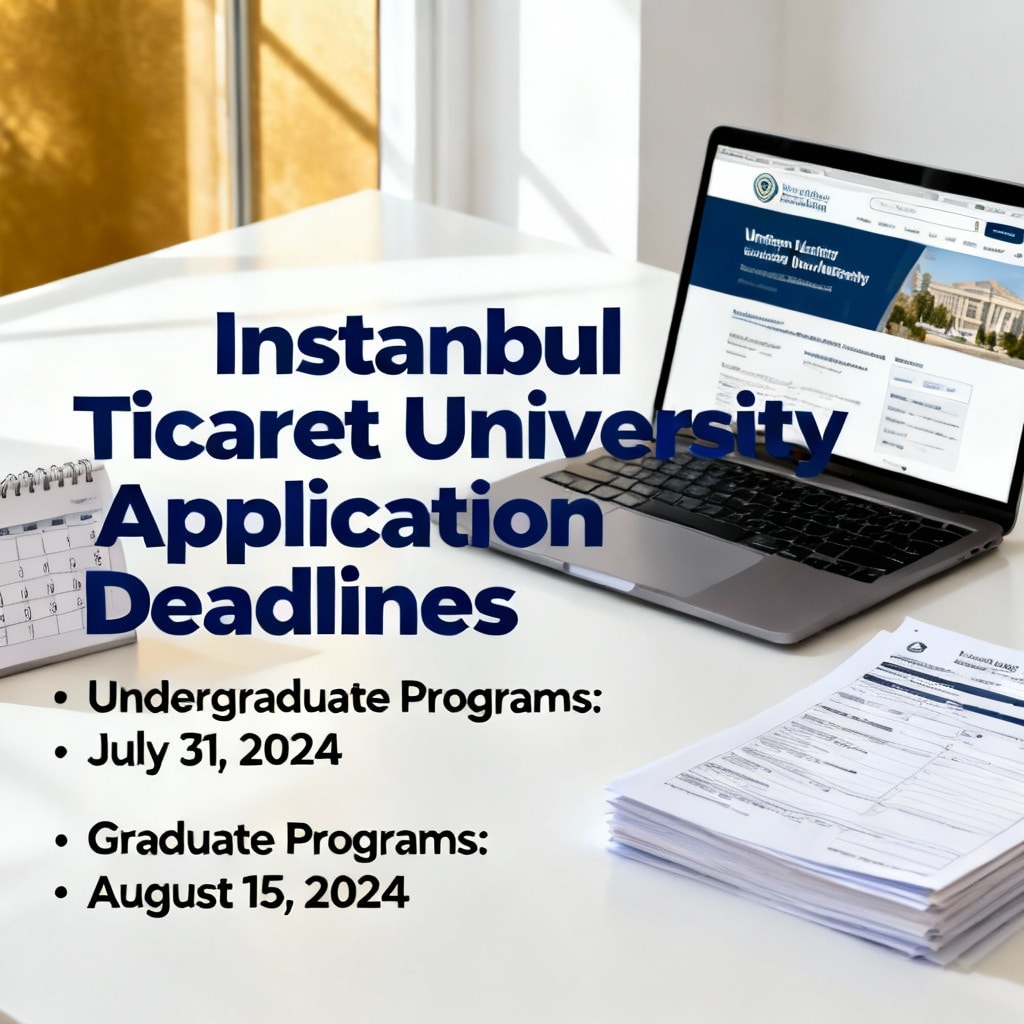 Istanbul Ticaret University Application Deadlines (English)