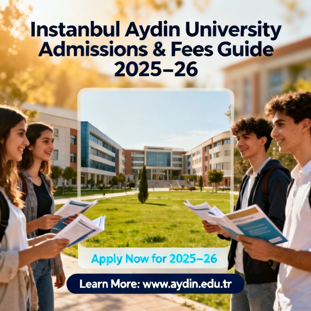 Istanbul Aydin University Admissions & Fees Guide 2025–26