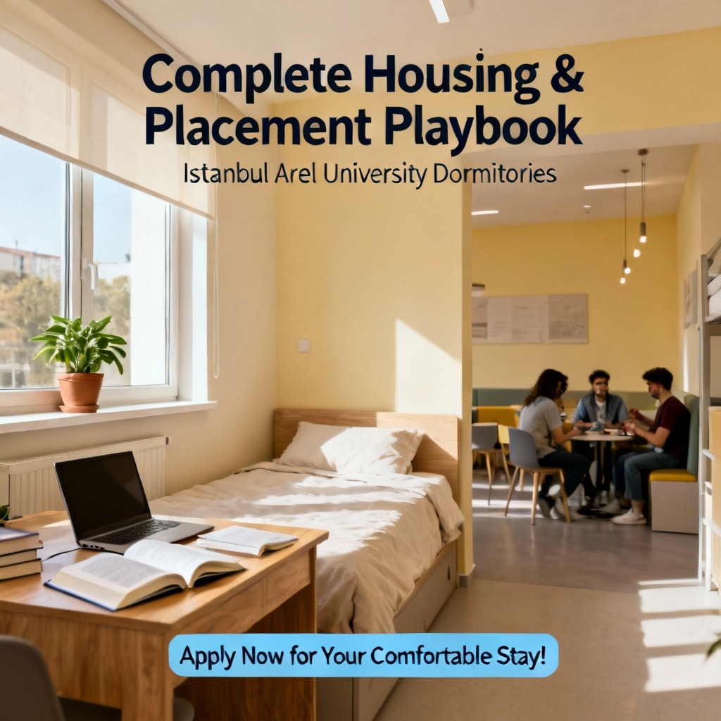 Istanbul Arel University Dormitories — Complete Housing & Placement Playbook