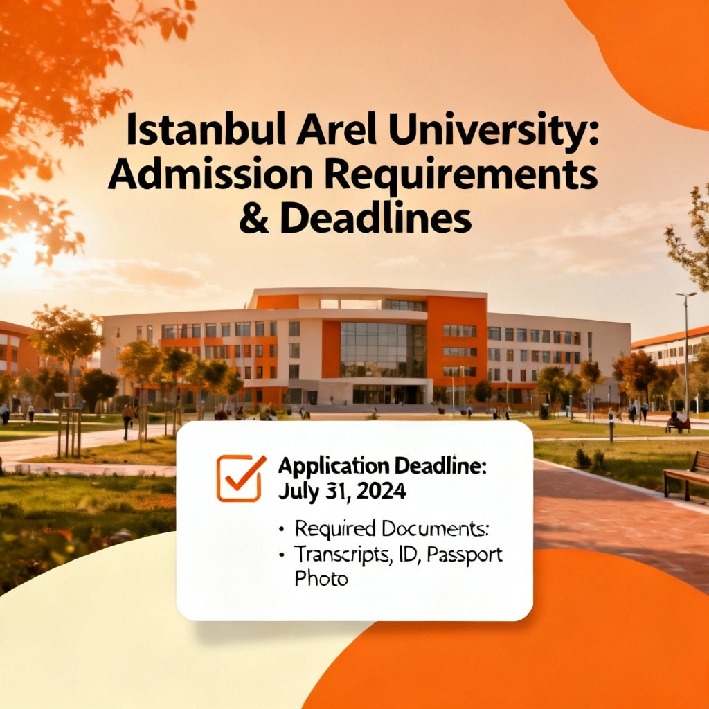 Istanbul Arel University: Admission Requirements & Deadlines