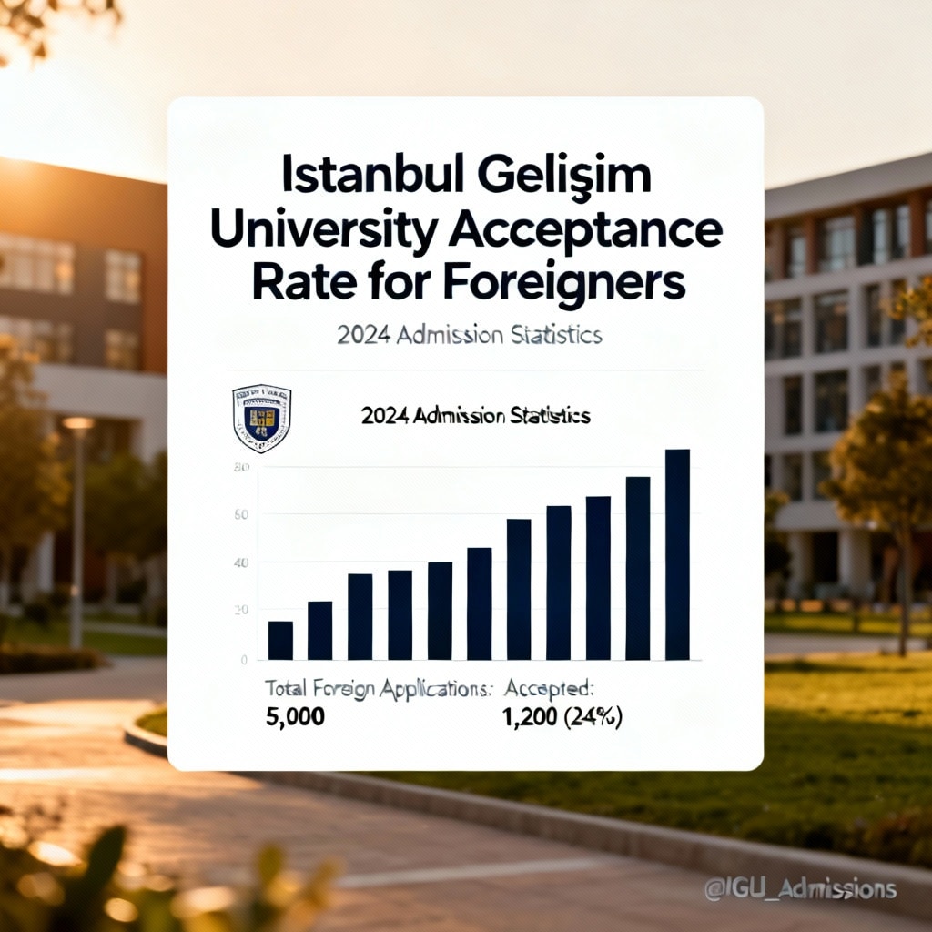İstanbul Gelişim Üniversitesi Yabancılar için Kabul Oranı
